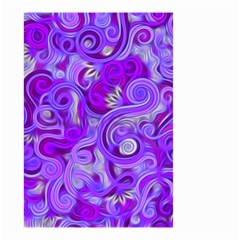 Lavender Swirls Small Garden Flag (two Sides)