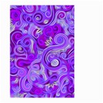 Lavender Swirls Small Garden Flag (Two Sides) Back