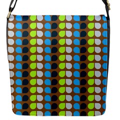 Colorful Leaf Pattern Flap Messenger Bag (s) by GardenOfOphir