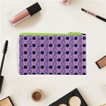 Cute Floral Pattern Cosmetic Bag (XS) Back