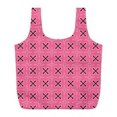 Cute Pretty Elegant Pattern Full Print Recycle Bags (l) 