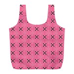 Cute Pretty Elegant Pattern Full Print Recycle Bags (L)  Back