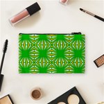 Retro Green Pattern Cosmetic Bag (Small)  Back