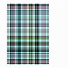 Plaid Ocean Small Garden Flag (two Sides)