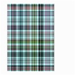 Plaid Ocean Small Garden Flag (Two Sides) Front