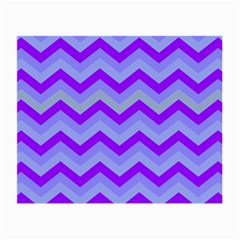 Chevron Blue Small Glasses Cloth