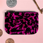 Extreme Pink Cheetah Abstract  Mini Coin Purses Front