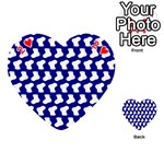 Cute Baby Socks Illustration Pattern Playing Cards 54 (Heart)  Front - Heart2