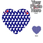 Cute Baby Socks Illustration Pattern Playing Cards 54 (Heart)  Front - Heart7