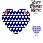 Cute Baby Socks Illustration Pattern Playing Cards 54 (Heart)  Front - Heart10