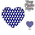 Cute Baby Socks Illustration Pattern Playing Cards 54 (Heart)  Front - ClubQ