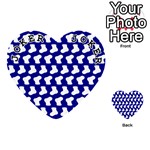 Cute Baby Socks Illustration Pattern Playing Cards 54 (Heart)  Front - Joker1