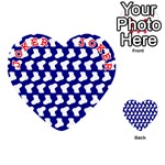 Cute Baby Socks Illustration Pattern Playing Cards 54 (Heart)  Front - Joker2