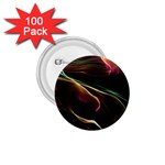 Glowing, Colorful  Abstract Lines 1.75  Buttons (100 pack)  Front