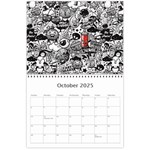 2025 Search Red Wall Calendar 11 x 8.5 (12-Months) Oct 2025
