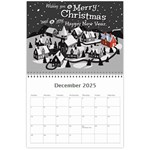 2025 Search Red Wall Calendar 11 x 8.5 (12-Months) Dec 2025