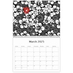 2025 Search Red Wall Calendar 11 x 8.5 (12-Months) Mar 2025