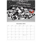 2025 Search Red Wall Calendar 8.5 x 6 Dec 2025