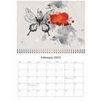 2025 Search Red Wall Calendar 8.5 x 6 Feb 2025