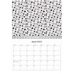 2025 Search Red Wall Calendar 8.5 x 6 Apr 2025