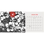 2025 Search Red Desktop Calendar 11  x 5  Jan 2025