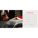 2025 Search Red Desktop Calendar 11  x 5  Nov 2025