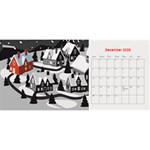 2025 Search Red Desktop Calendar 11  x 5  Dec 2025