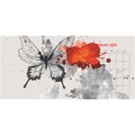 2025 Search Red Desktop Calendar 11  x 5  Feb 2025