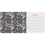 2025 Search Red Desktop Calendar 11  x 5  Apr 2025