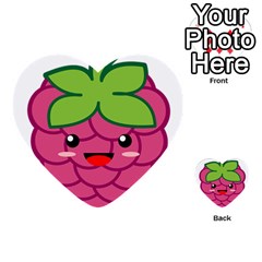 Raspberry Multi-purpose Cards (heart) 