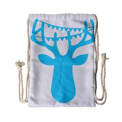 Party Deer With Bunting Drawstring Bag (small) by CraftyLittleNodes