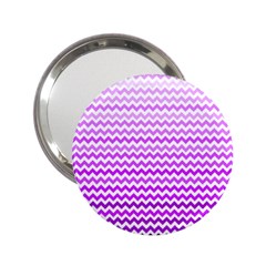 Purple Gradient Chevron 2 25  Handbag Mirrors by CraftyLittleNodes