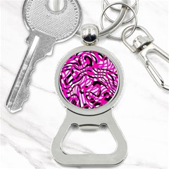 Ribbon Chaos Pink Bottle Opener Key Chains
