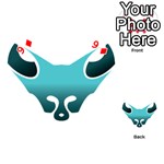 Fox Logo Blue Gradient Playing Cards 54 (Heart)  Front - Diamond9
