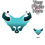 Fox Logo Blue Gradient Playing Cards 54 (Heart)  Front - Spade7