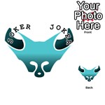 Fox Logo Blue Gradient Playing Cards 54 (Heart)  Front - Joker1