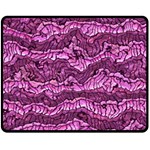 Alien Skin Hot Pink Fleece Blanket (Medium)  60 x50  Blanket Front