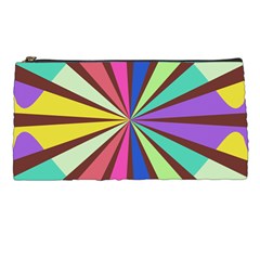 Rays In Retro Colors Pencil Case by LalyLauraFLM
