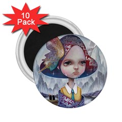 World Peace 2 25  Magnets (10 Pack) 