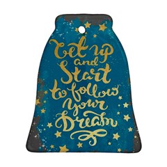 Let Up And Start(gold)2 Bell Ornament