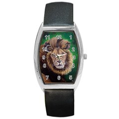 Lion Barrel Metal Watches by ArtByThree