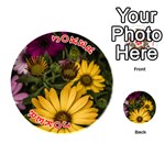 Beautiful Colourful African Daisies  Playing Cards 54 (Round)  Front - Joker2