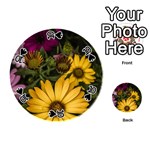 Beautiful Colourful African Daisies  Playing Cards 54 (Round)  Front - Spade10