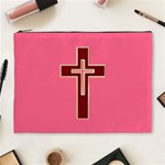 Red Christian cross Cosmetic Bag (XL) Front