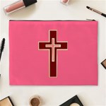 Red Christian cross Cosmetic Bag (XL) Back