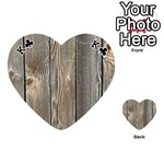 WOOD FENCE Playing Cards 54 (Heart)  Front - ClubK
