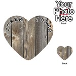 WOOD FENCE Playing Cards 54 (Heart)  Front - Joker1