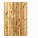 LIGHT WOOD FENCE Small Garden Flag (Two Sides) Back