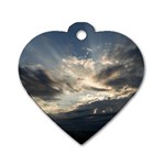 HEAVEN RAYS Dog Tag Heart (Two Sides) Front