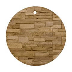 Block Wall 2 Ornament (round) 